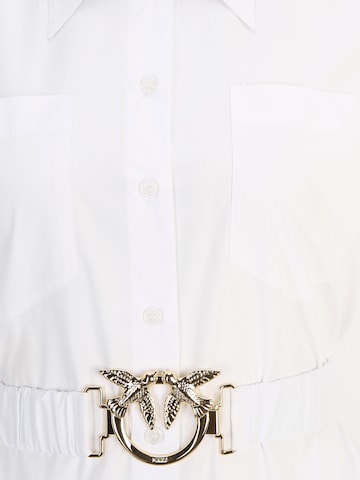 PINKO Košilové šaty 'Abito' – bílá