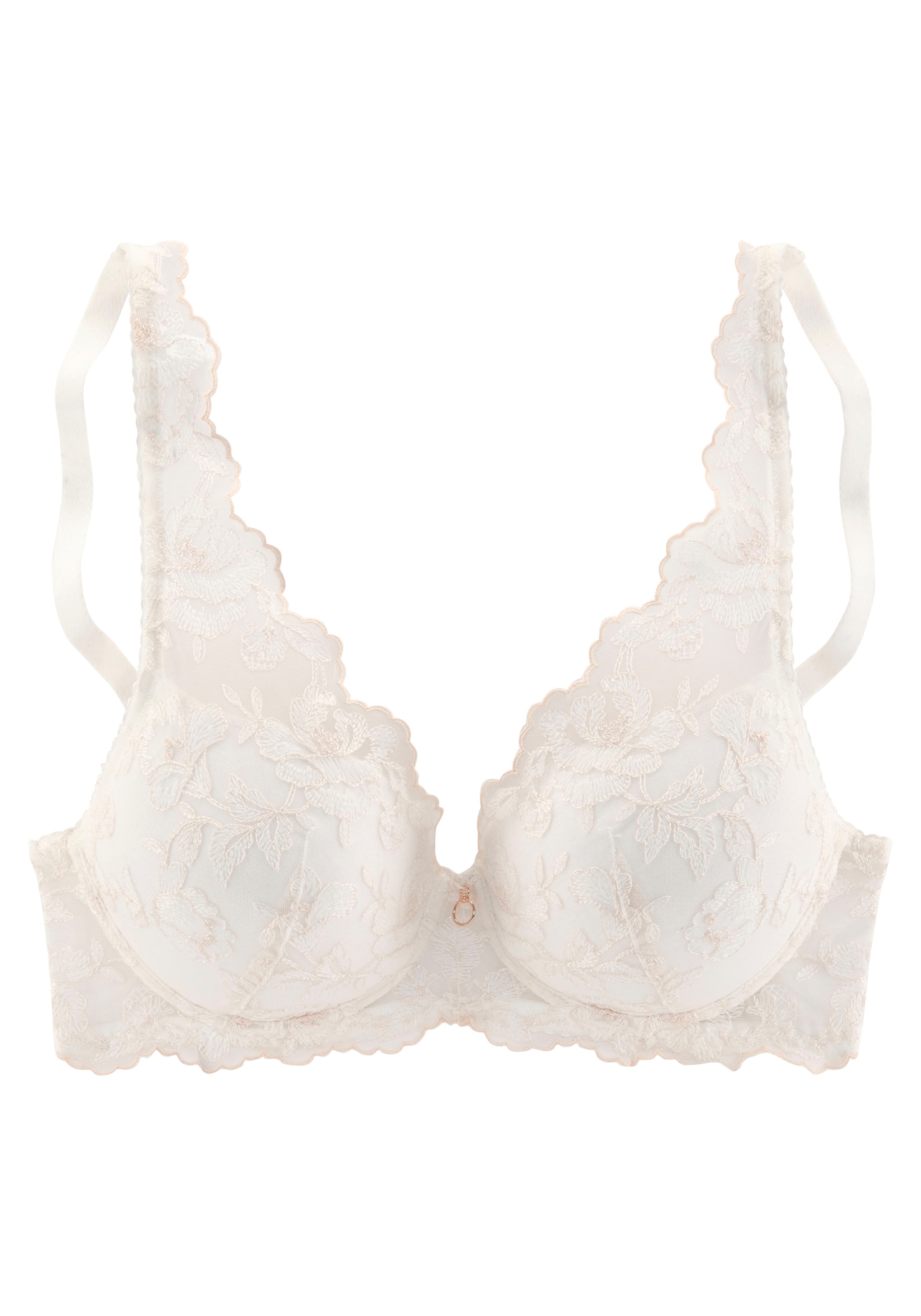 LASCANA Push-up Rinnahoidja, värv valge: eest vaates