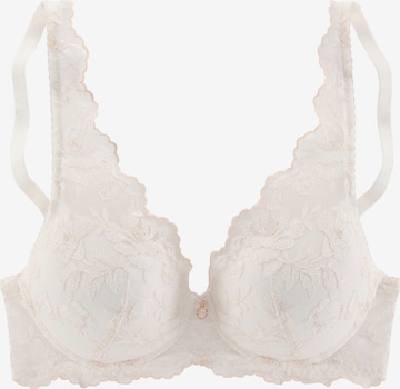 Push-up Soutien-gorge LASCANA en blanc : devant