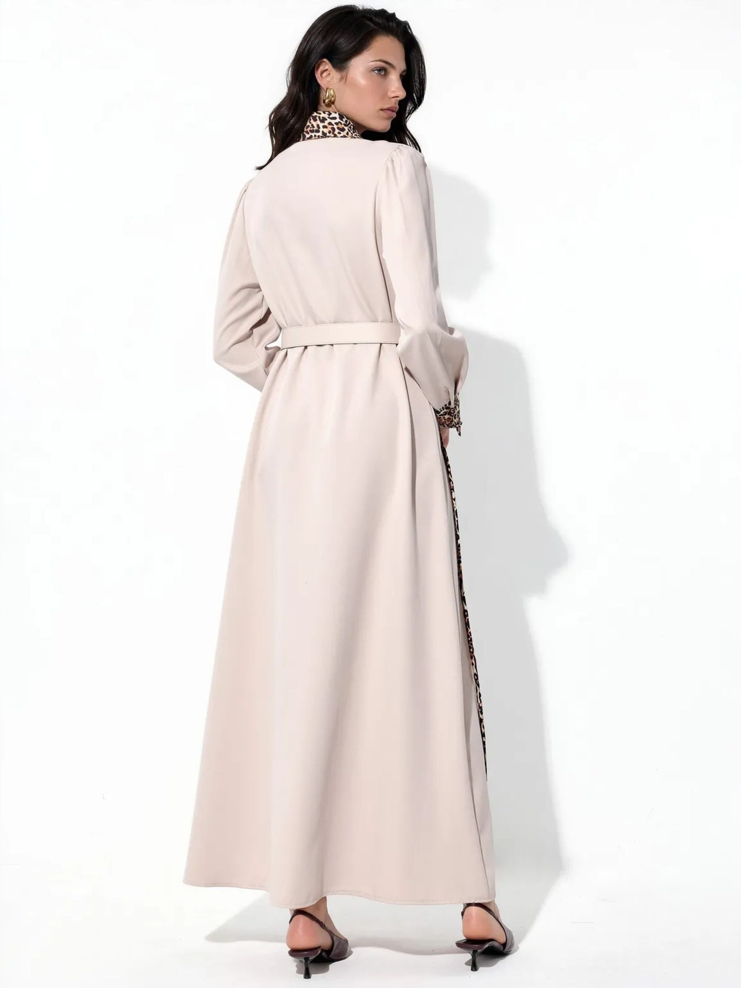 MSN Collection Kleid in Beige