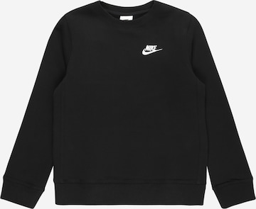 Nike Sportswear Sweatshirt in Schwarz: predná strana