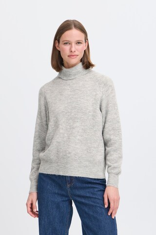 b.young Pullover 'BYMONNA' in Grau: Vorderseite