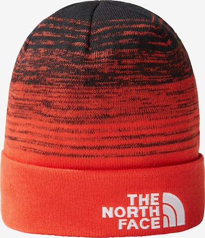THE NORTH FACE Beanie 'Dock Worker' in Brown / Orange red / White, Item view
