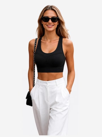 AOTTORI Bralette Sports Bra in Black