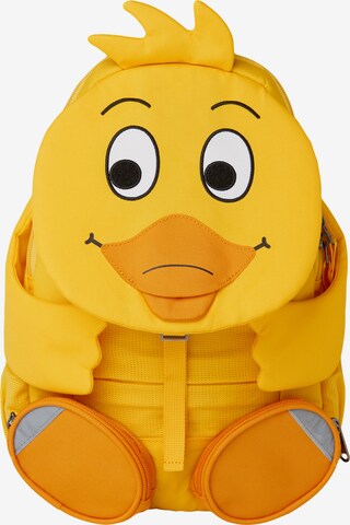 Affenzahn Backpack 'Großer Freund Die Maus Ente' in Yellow: front