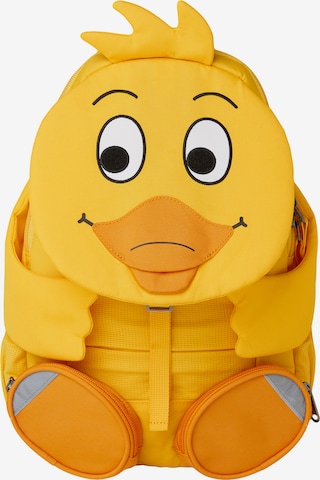 Affenzahn Backpack 'Großer Freund' in Yellow: front