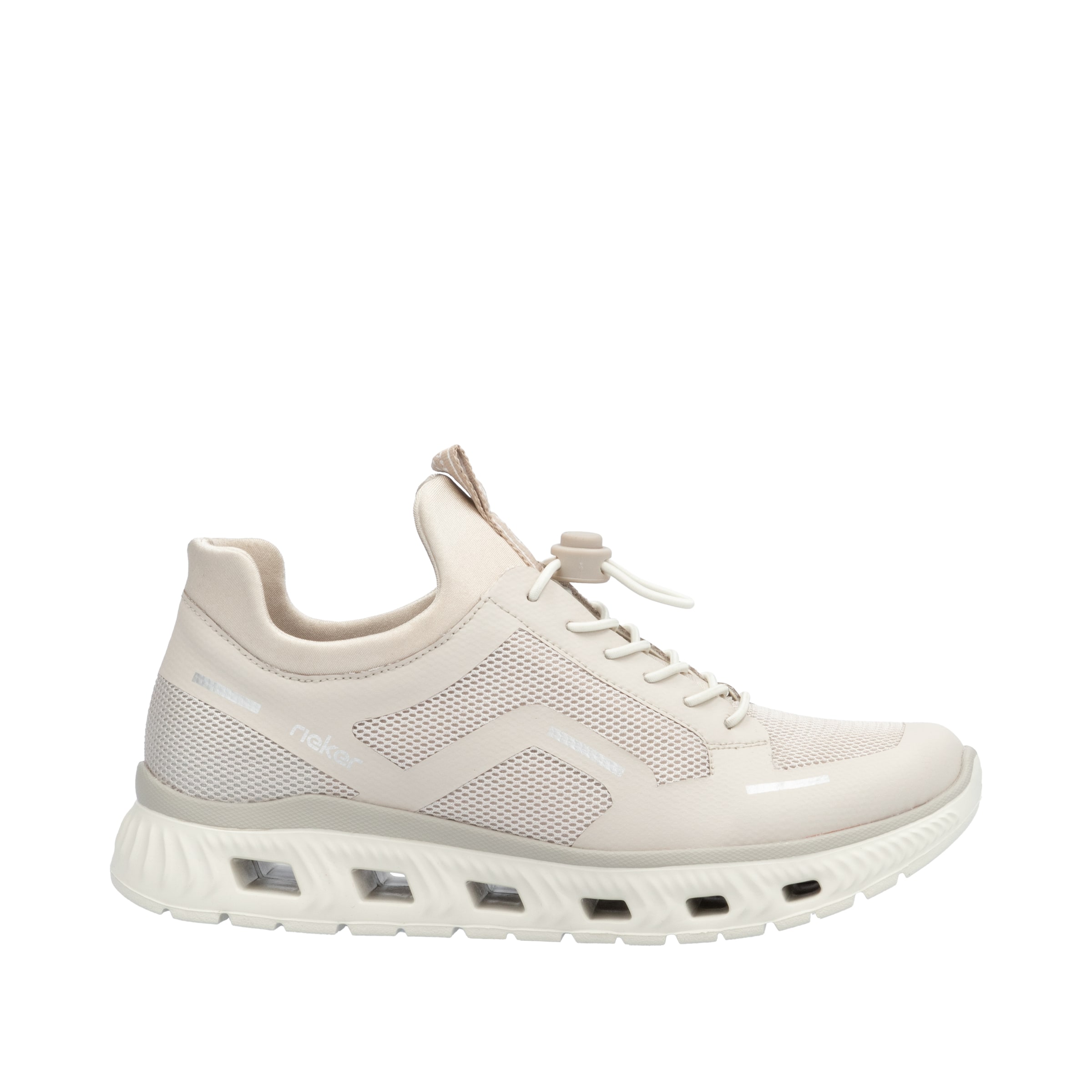 Chaussure de sport à lacets Rieker en beige