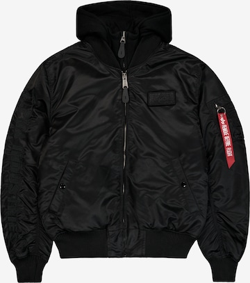 ALPHA INDUSTRIES Преходно яке 'MA-1 D-Tec Se' в черно: отпред