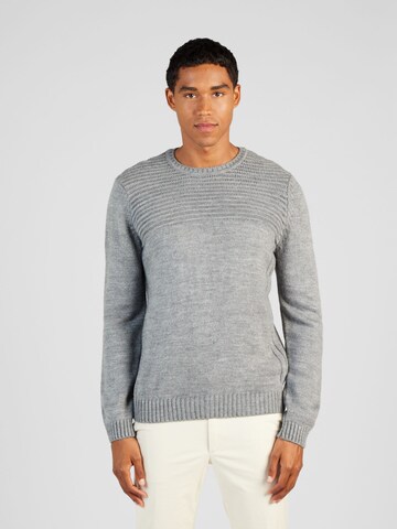 ABOUT YOU Sweater 'Timo' in Grey: front