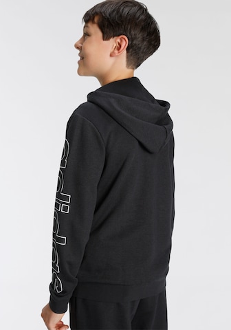 ADIDAS SPORTSWEAR - Sudadera con cremallera deportiva 'Essentials' en negro