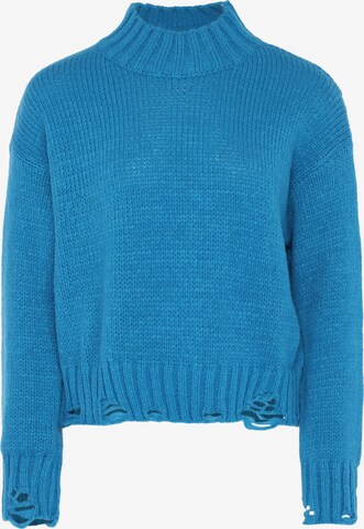 MYMO - Pullover em azul: frente