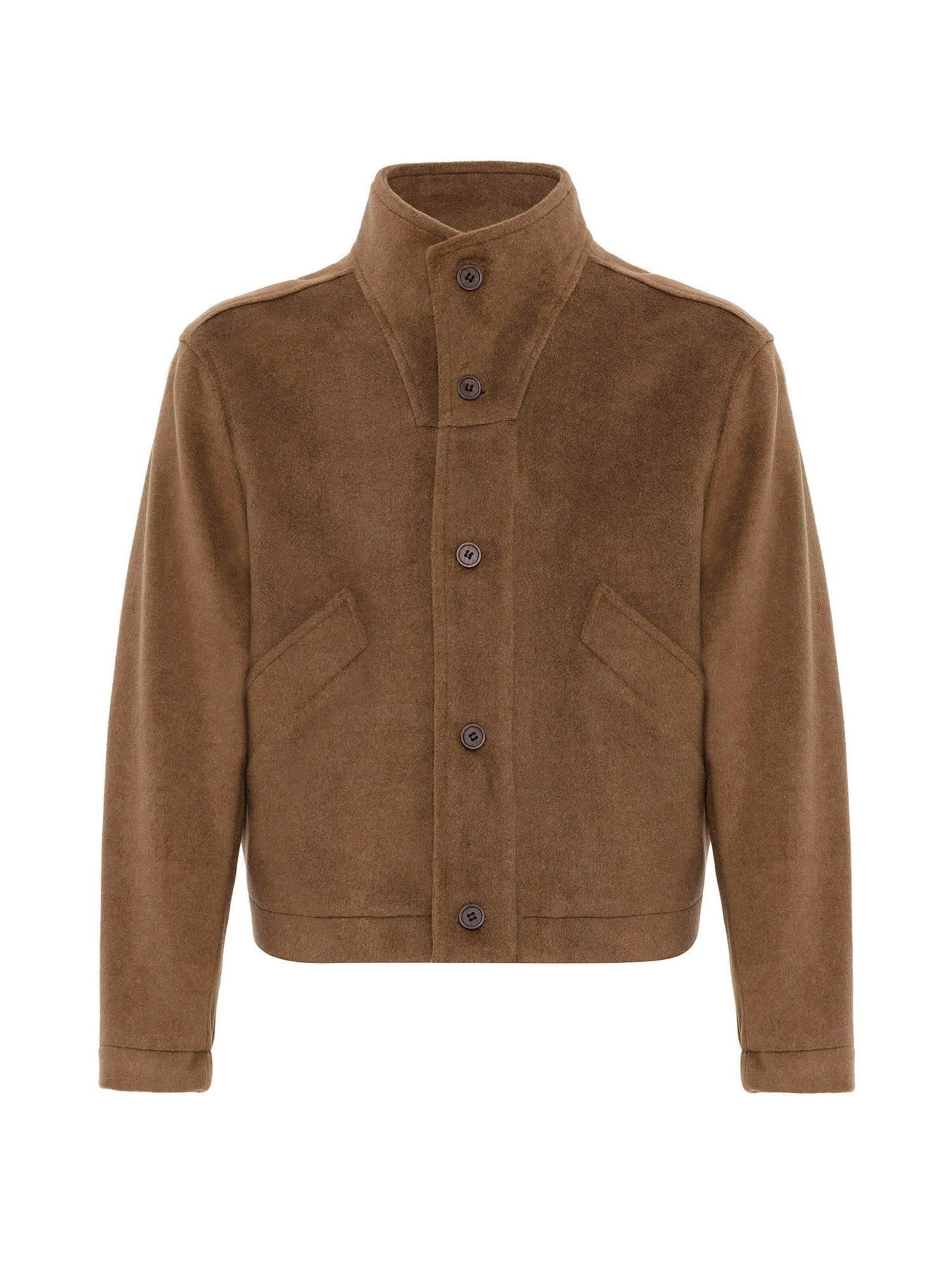 Antioch Jacke in Braun: Vorderseite