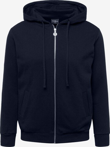 WESTMARK LONDON Zip-Up Hoodie 'CORE ZIP' in Blue: front