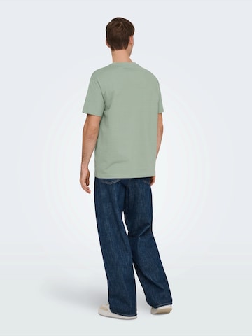 Only & Sons - Camiseta 'ONSFRED' en verde