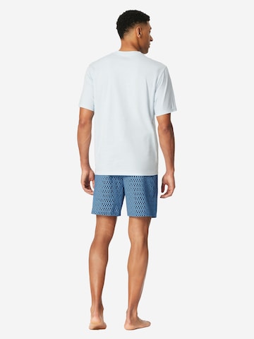 Pyjama court 'Comfort Nightwear' SCHIESSER en bleu