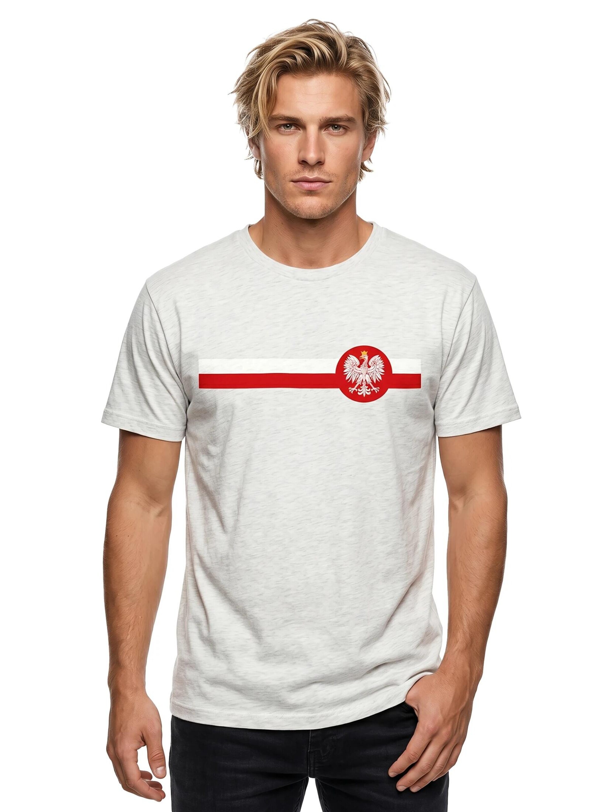 MAKAYA Shirt 'Polen Wappen' in White