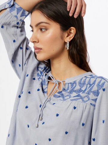 STREET ONE Bluse in Blau