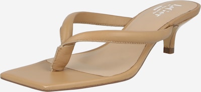 Flip-flops 'Valentine' LeGer by Lena Gercke pe bej, Vizualizare produs