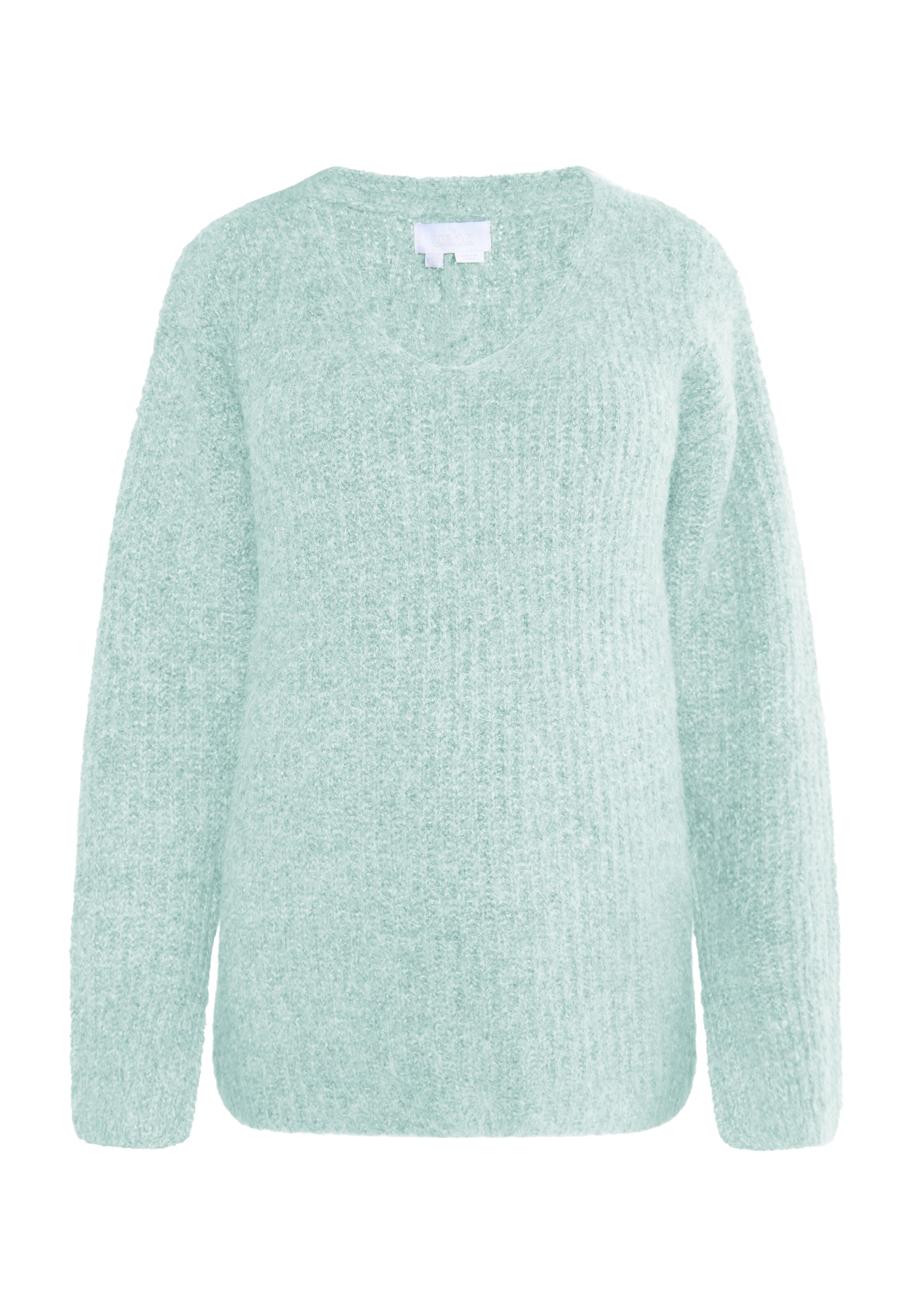 usha WHITE LABEL - Pullover 'Lynnea' em verde: frente