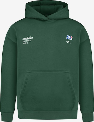 Veste de survêtement Smilodox en vert : devant