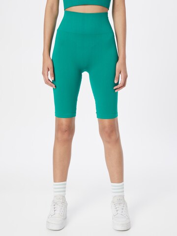 Skinny Leggings 'SAHANA' de la The Jogg Concept pe verde: față