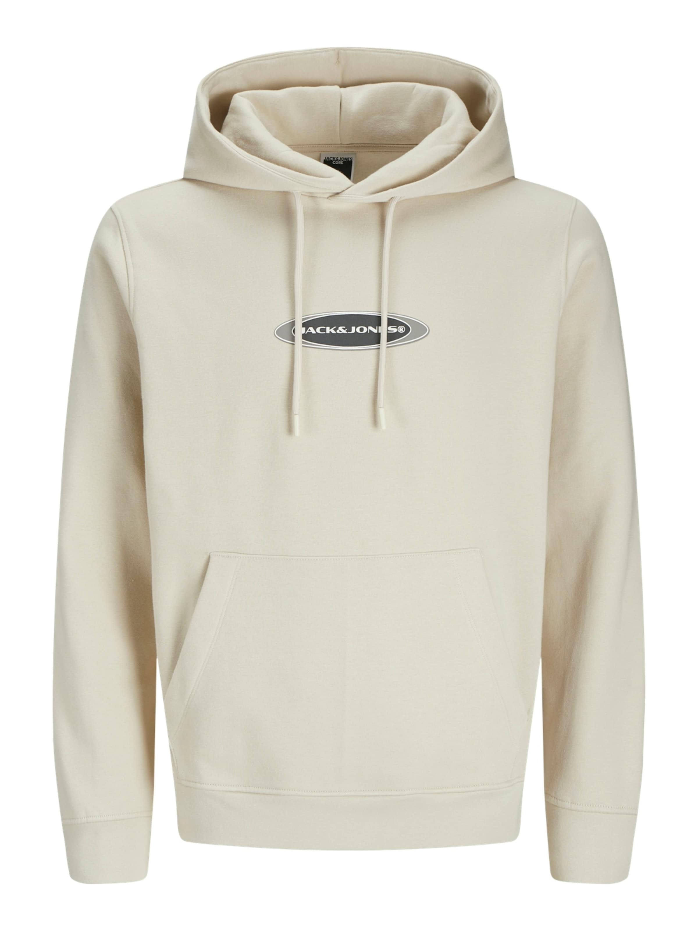 JACK & JONES Sweatshirt 'JCOPacer' in Beige: Vorderseite