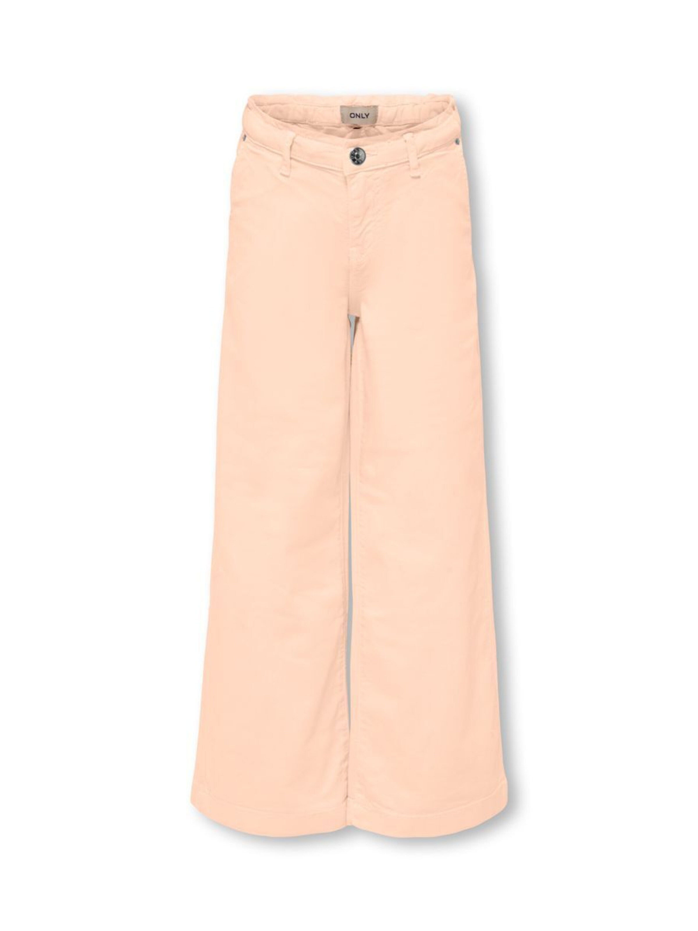 ONLY GIRLS - Pierna ancha Pantalón en beige: frente