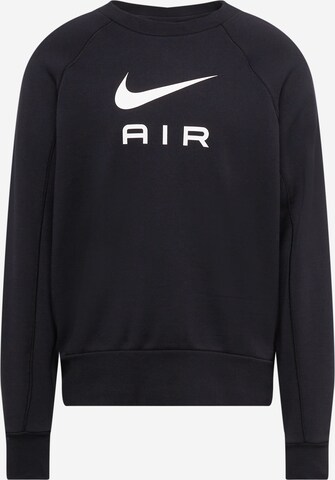 Nike Sportswear - Sweatshirt 'Air Swoosh' em preto: frente