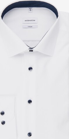 SEIDENSTICKER Slim Fit Business Hemd ' X-Slim ' in Weiß