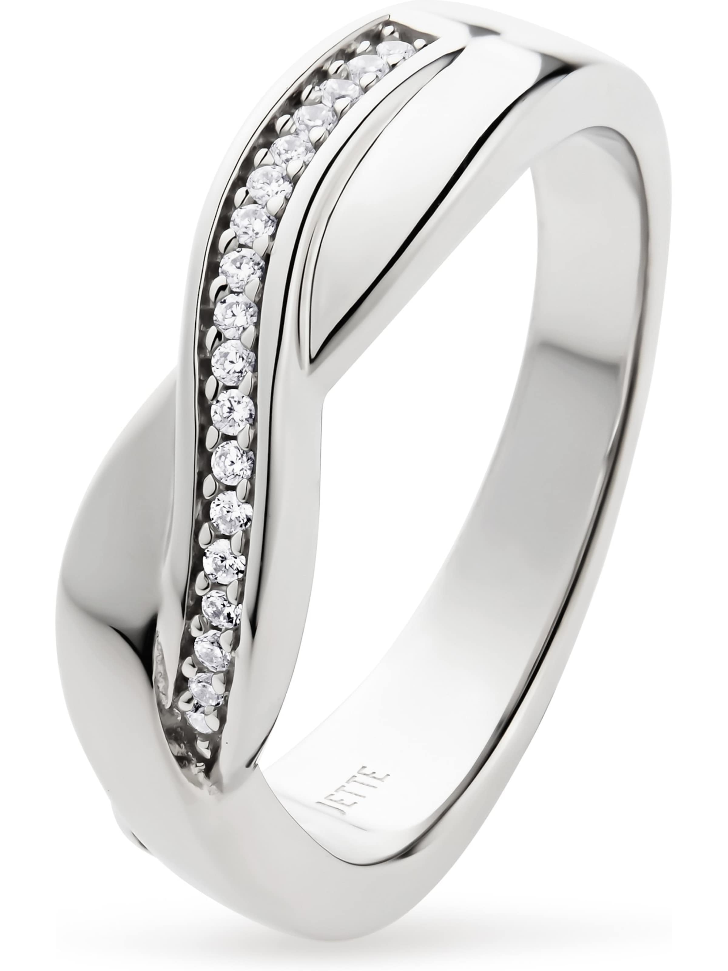 JETTE Ring in Silber: Vorderseite