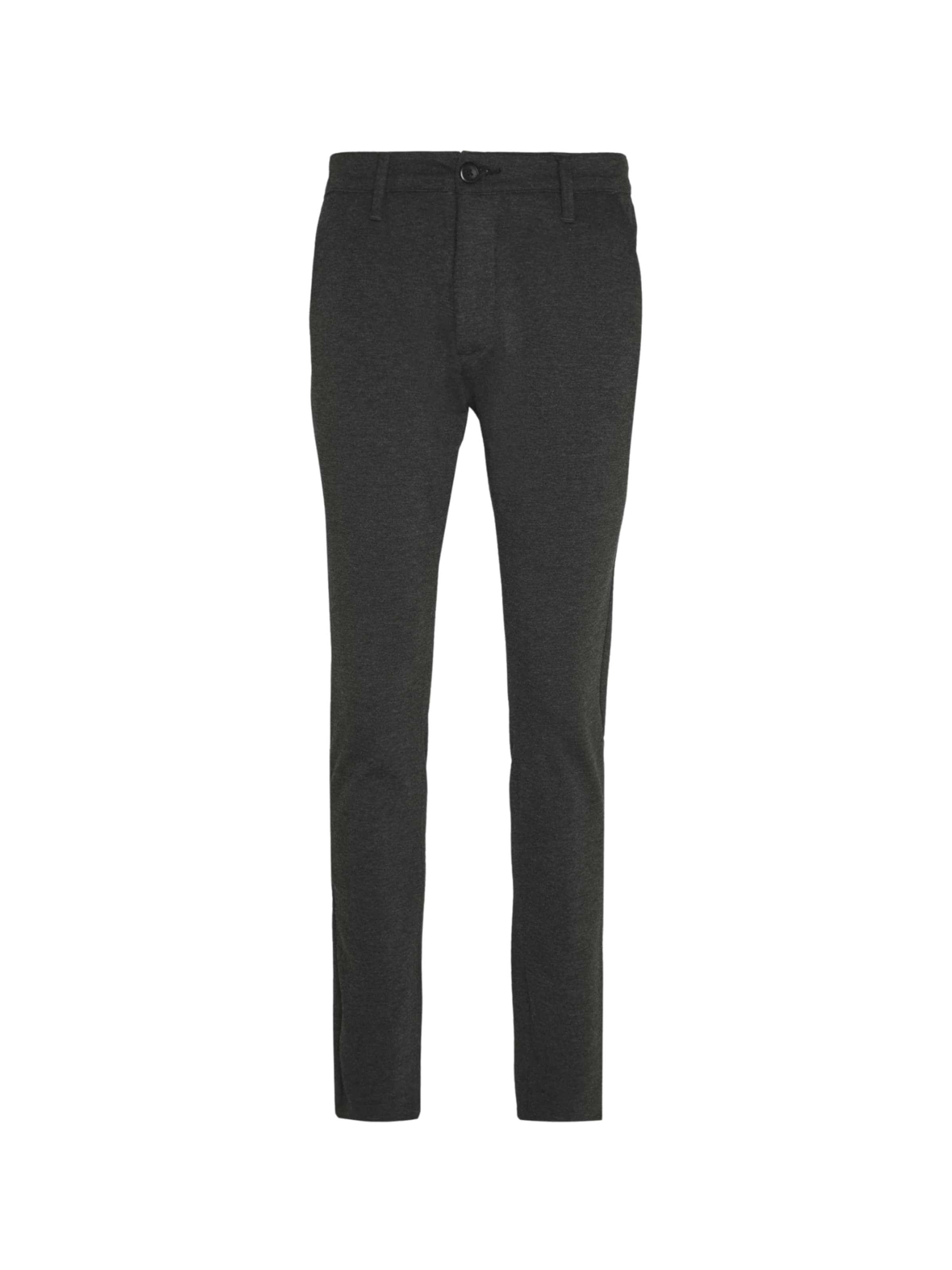 Denim Project Normální Kalhoty ' Ponte ' – šedá: přední strana