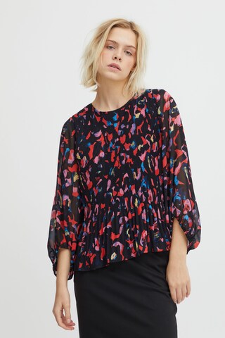 ICHI Blouse 'Nalla' in Black: front