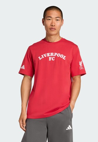 ADIDAS ORIGINALS Shirt 'Liverpool FC US' in Rood: voorkant