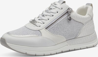 TAMARIS Sneaker low i sølv / hvid, Produktvisning