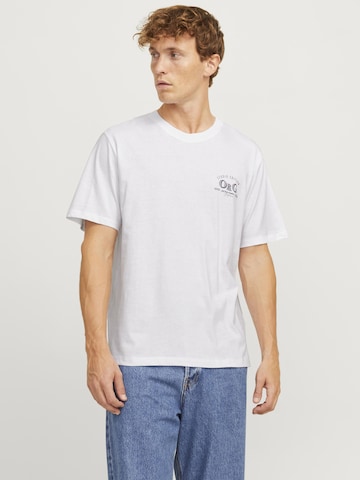 T-Shirt JACK & JONES en blanc : devant