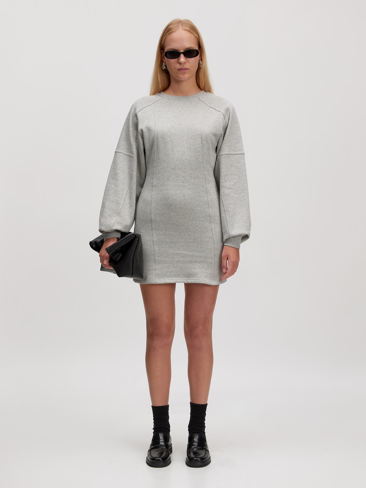 EDITED Jurk 'Inaya' Grijs