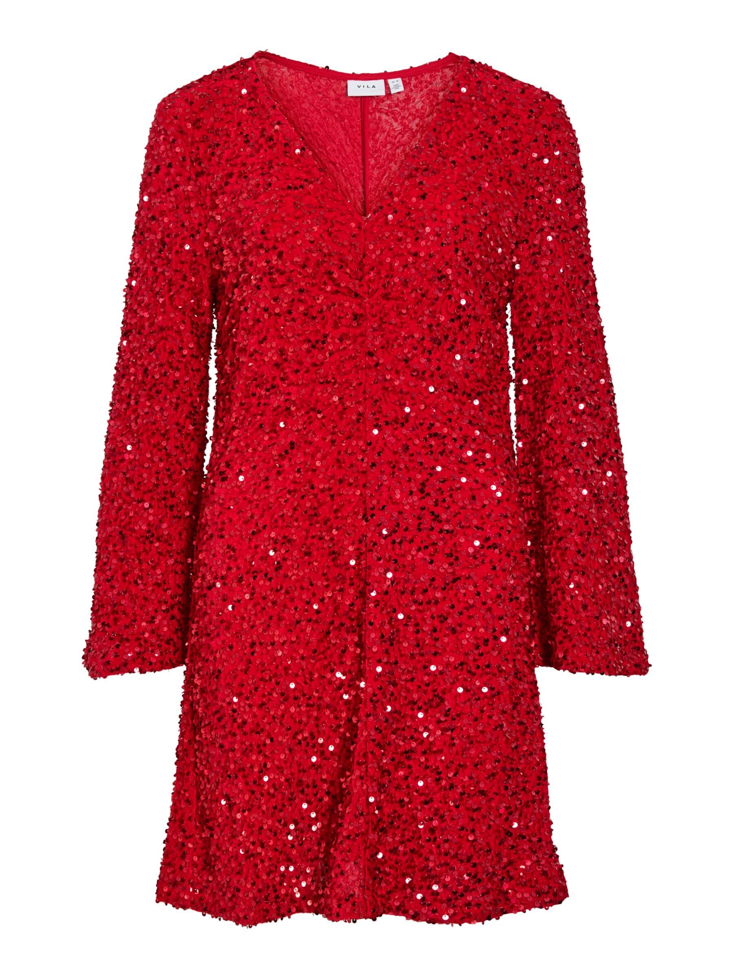 VILA Coctailkjole i rød: forside