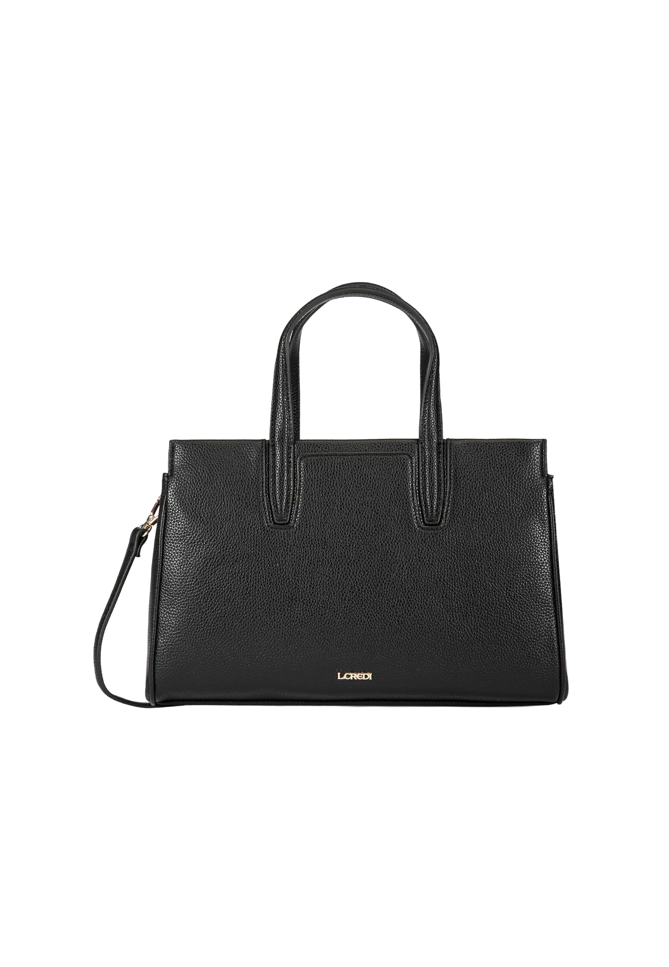 L.CREDI - Malas de tiracolo 'Selima' em preto: frente