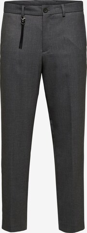 SELECTED HOMME - regular Pantalón de pinzas 'Veik' en gris: frente