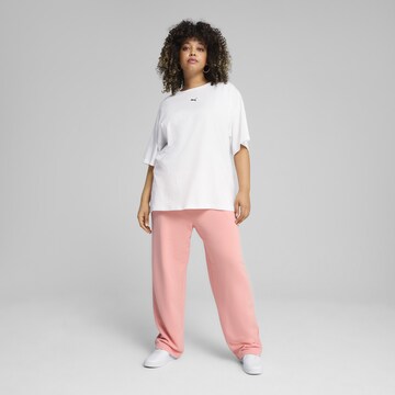 PUMA Loosefit Sportbroek 'ESS No. 1' in Roze