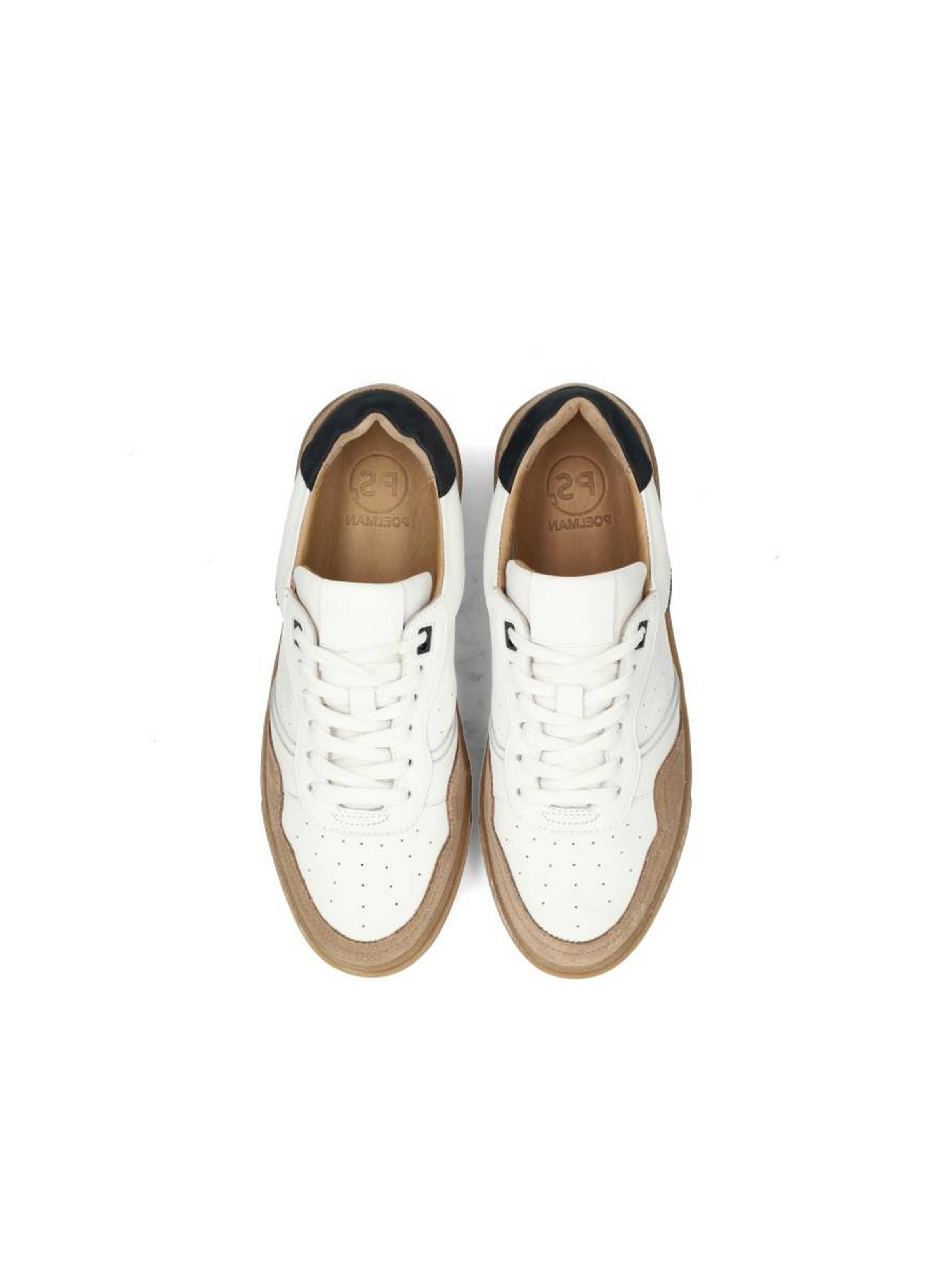 Baskets basses 'Gregory' PS Poelman en blanc