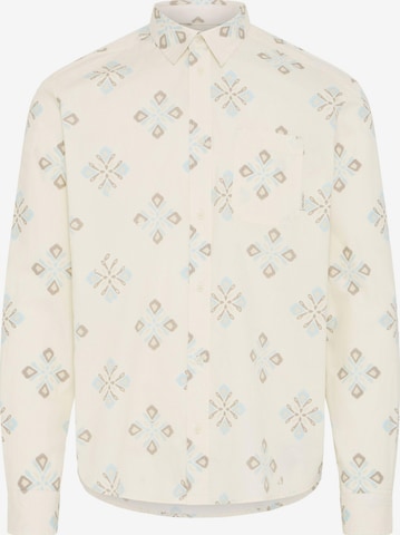 BLEND Regular Fit Langarmhemd ' BHDitlef ' in Weiß: Vorderseite