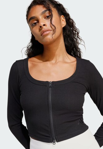 ADIDAS SPORTSWEAR - Cárdigan deportivo 'Seasonal Essentials' en negro