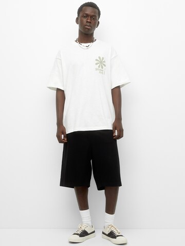 Pull&Bear Shirt in Weiß
