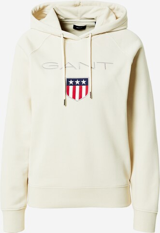 GANT Sweatshirt in Beige: front