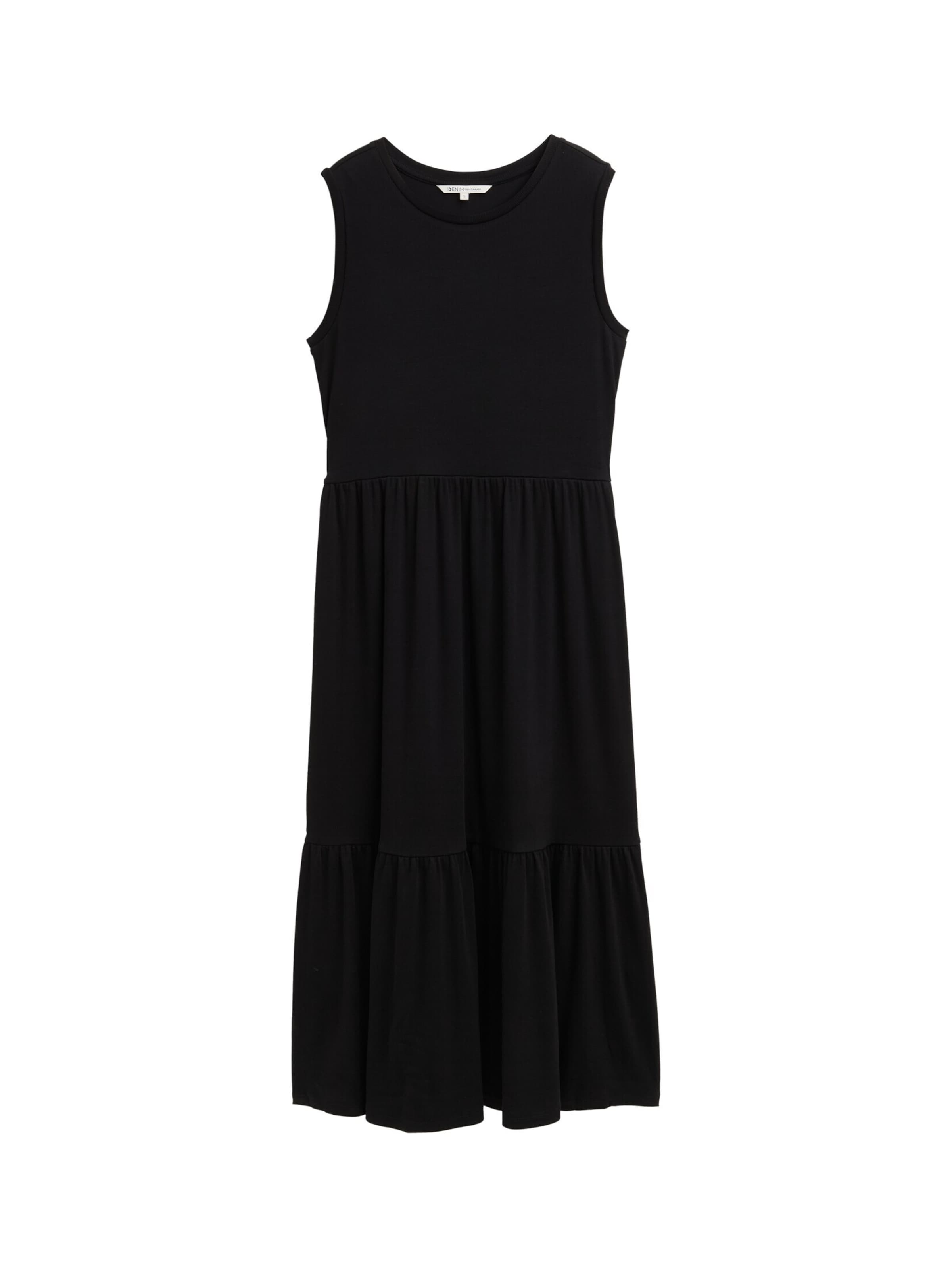 Robe TOM TAILOR DENIM en noir : devant