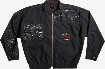 QUIKSILVER Outdoorjas 'UPSIDEDOWN' in Zwart: voorkant