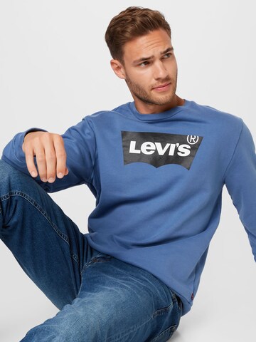 LEVI'S ® - Sweatshirt 'Standard Graphic Crew' em azul