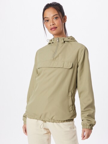 Urban Classics Between-season jacket in Green: front