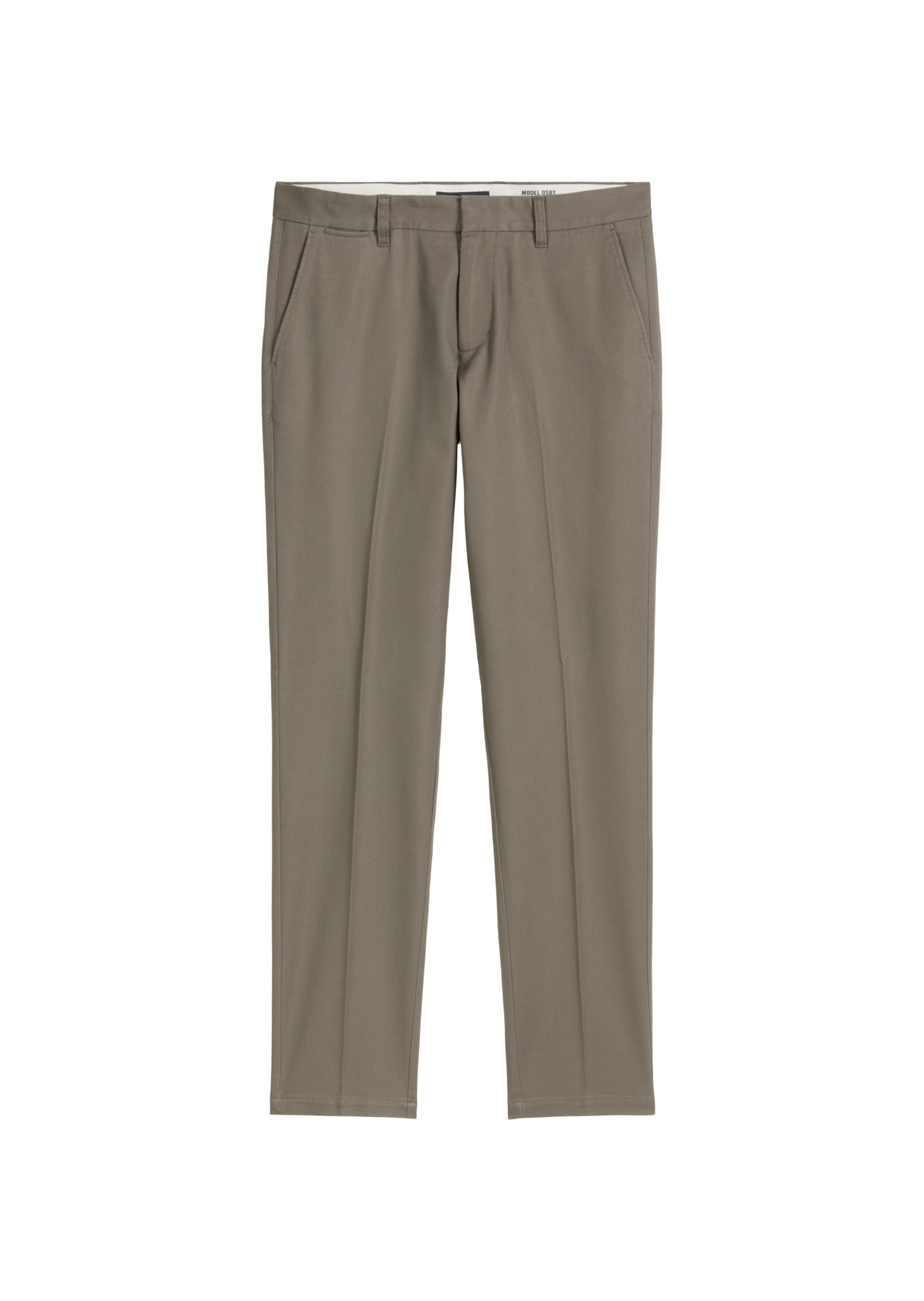 Marc O'Polo Chino Pants 'Osby' in Brown: front